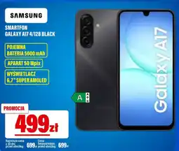 RTV EURO AGD Samsung Smartfon Galaxy A17 4/128 Black oferta