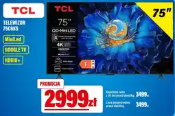 RTV EURO AGD Telewizor TCL 75C6KS oferta