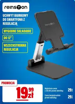 RTV EURO AGD Uchwyt biurkowy do smartfona z regulacją oferta