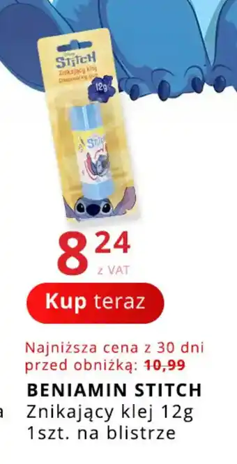 Beniamin Stitch Znikający klej