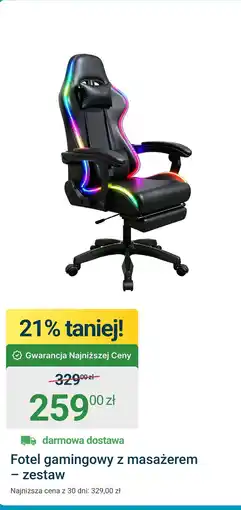 ERLI Fotel gamingowy oferta