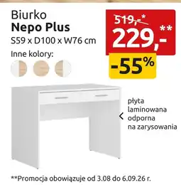 Black Red White Biurko Nepo Plus oferta