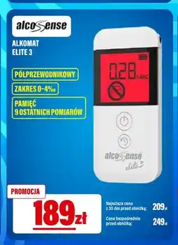 RTV EURO AGD Alkomat Alcosense Elite 3 oferta