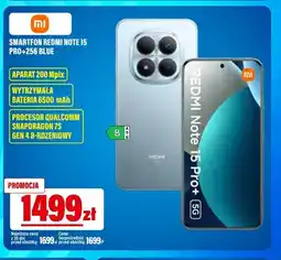 RTV EURO AGD Smartfon Xiaomi Redmi Note 15 Pro+ 256 Blue oferta