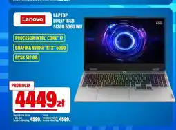 RTV EURO AGD Laptop Lenovo Loq i7 16GB 512GB 5060 W11 oferta