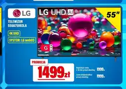 RTV EURO AGD Telewizor Lg 55UA75003LA oferta