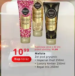 Poczta Polska Żel pod prysznic Malizia Luxury Amber oferta