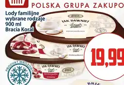 Kupiec Lody familijne śmietanka wiśnia Bracia Koral oferta