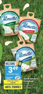 Delikatesy Centrum Serek twarogowy Almette z ziołami Hochland oferta