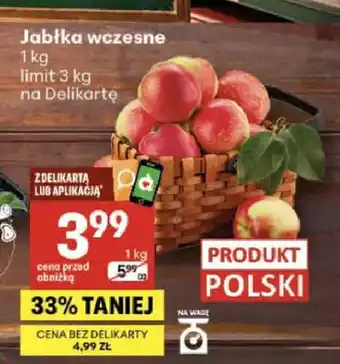 Delikatesy Centrum Jabłka wczesne polskie oferta