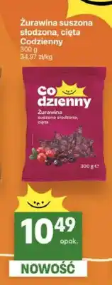 Delikatesy Centrum Żurawina suszona słodzona cięta Codzienny oferta