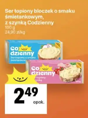 Delikatesy Centrum Ser topiony bloczek o smaku śmietankowym Codzienny oferta