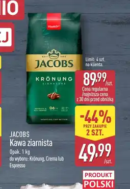 ALDI Kawa ziarnista Jacobs oferta