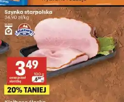 Delikatesy Centrum Szynka staropolska Mazury oferta