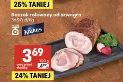 Delikatesy Centrum Boczek rolowany od szwagra Krakus oferta