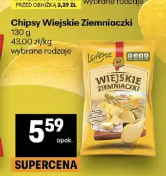 Delikatesy Centrum Chipsy Wiejskie Ziemniaczki masło z solą oferta