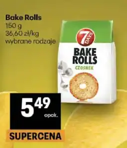 Delikatesy Centrum Sucharki Bake Rolls 7 Days czosnkowe oferta