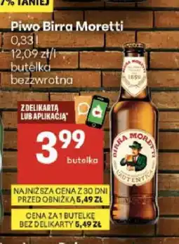 Delikatesy Centrum Piwo Birra Moretti L'Autentica oferta
