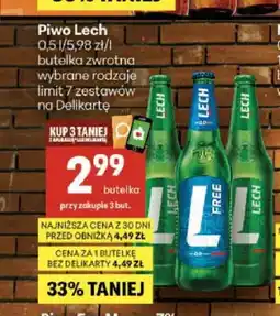 Delikatesy Centrum Piwo Lech Premium oferta