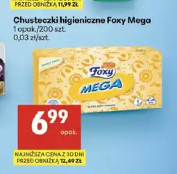 Delikatesy Centrum Chusteczki higieniczne Foxy Mega oferta
