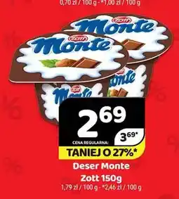 Delfin Deser Monte Zott oferta
