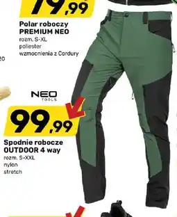 Bricomarche Spodnie robocze OUTDOOR 4 way NEO oferta