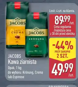 ALDI Kawa ziarnista Jacobs oferta