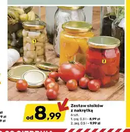 Bricomarche Zestaw słoików z nakrętką oferta