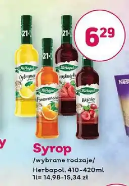 Bliski Syrop Herbapol o smaku wiśniowym oferta