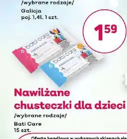 Bliski Nawilżane chusteczki dla dzieci Bati Care oferta