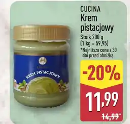ALDI Krem z pistacji Cucina oferta