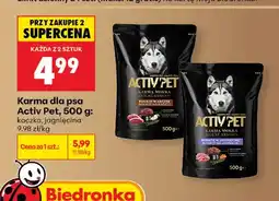 Biedronka Karma dla psa Activ Pet z kaczką oferta
