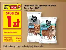 Biedronka Przysmak dla psa Dental Stick Activ Pet Medium oferta