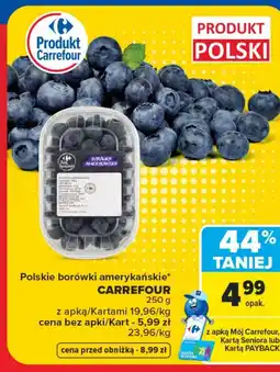 Carrefour Borówki amerykańskie Carrefour oferta