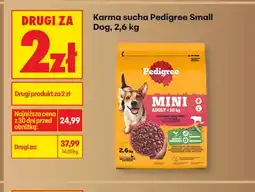 Biedronka Karma sucha dla psa Pedigree Small Dog oferta