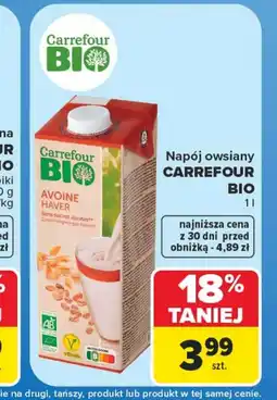Carrefour Napój owsiany Carrefour oferta