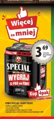 Arhelan Piwo Specjal Jasny Pełny 4-pak oferta