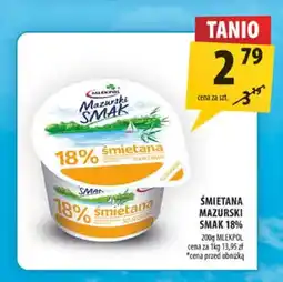 Arhelan Śmietana Mazurski Smak Mlekpol 18% oferta