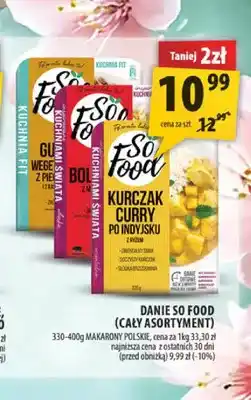 Arhelan Danie gotowe Kurczak Curry po indyjsku So Food oferta