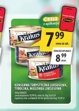 Arhelan Konserwa turystyczna luksusowa Krakus oferta