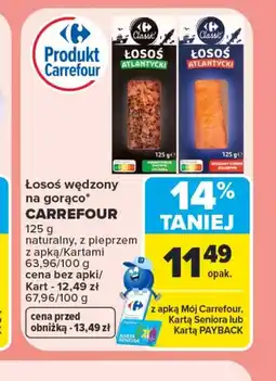 Carrefour Łosoś wędzony Carrefour oferta