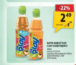 Arhelan Napój Kubuś Play malina oferta