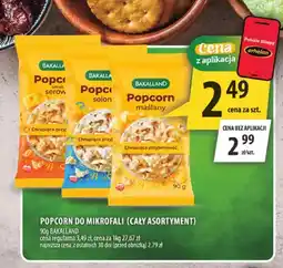 Arhelan Popcorn do mikrofali o smaku serowym Bakalland oferta