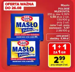 Carrefour Masło Mlekovita oferta