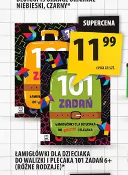 Arhelan Łamigłówki dla dzieciaka do walizki i plecaka 101 zadań 6+ oferta