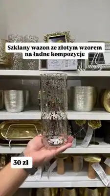Pepco Szklany wazon oferta