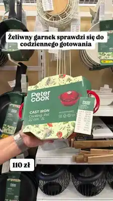 Pepco Garnek żeliwny Peter Cook 22 cm oferta