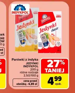 Carrefour Parówki Indykpol oferta