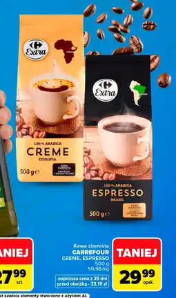 Carrefour Kawa ziarnista Espresso oferta