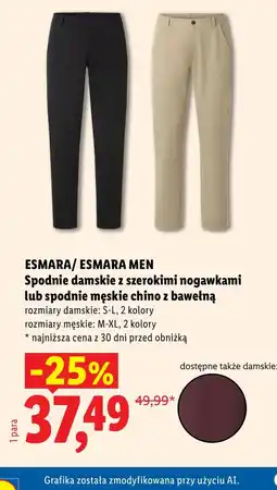 Lidl Spodnie Esmara oferta